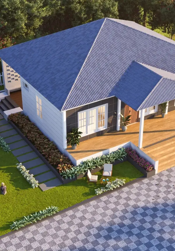 Aerial view of the proposed Subhaga clubhouse