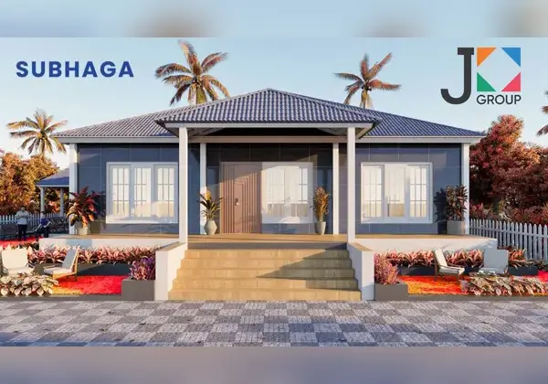 Proposed clubhouse at the Subhaga open plot project
